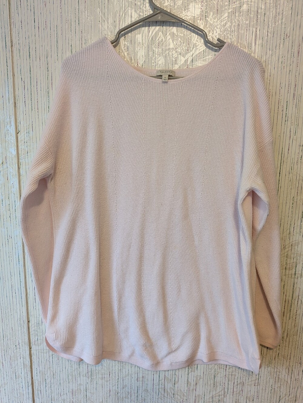 Talbots Light Pink Tunic Sweater